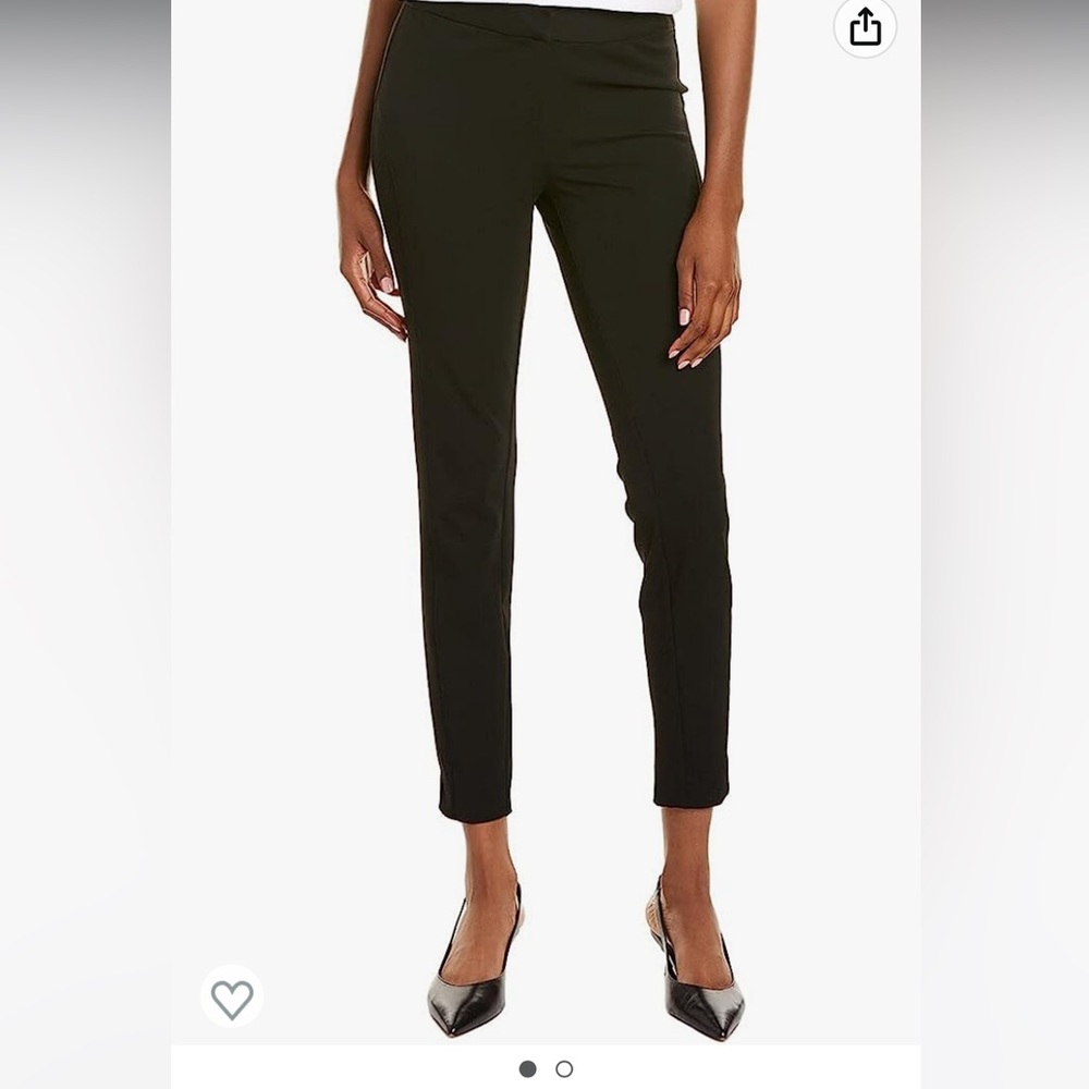 Vince Camuto Two Way Stretch Twill Curve Seam Pants, EUC, Sz 2